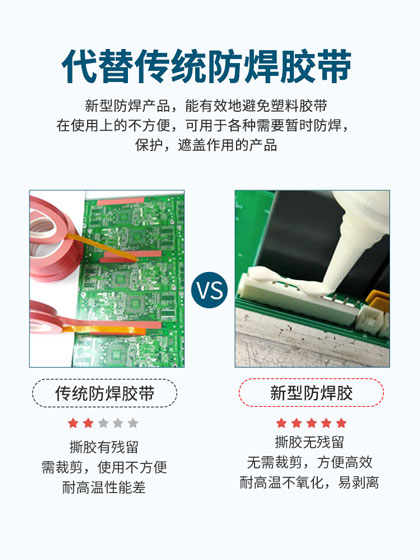 阻焊膠,可撕性阻焊膠,可剝離阻焊膠,耐高溫阻焊膠,阻焊膠廠家