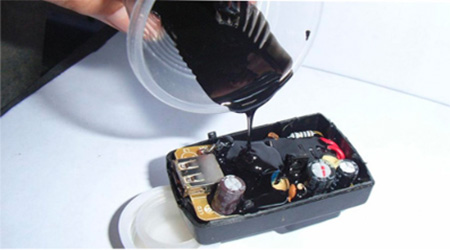 聚氨酯灌封膠防水效果|聚氨酯灌封膠防水性如何|聚氨酯灌封膠防水測(cè)試.施奈仕